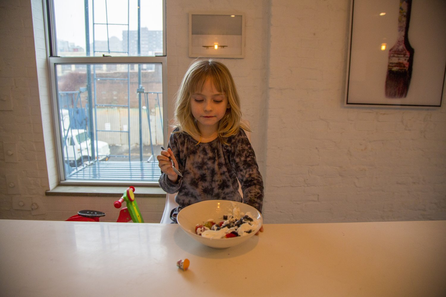 A little snack for Eva on her birthday.